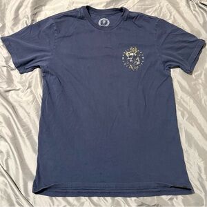 Navy Blue Graphic Tee for Men